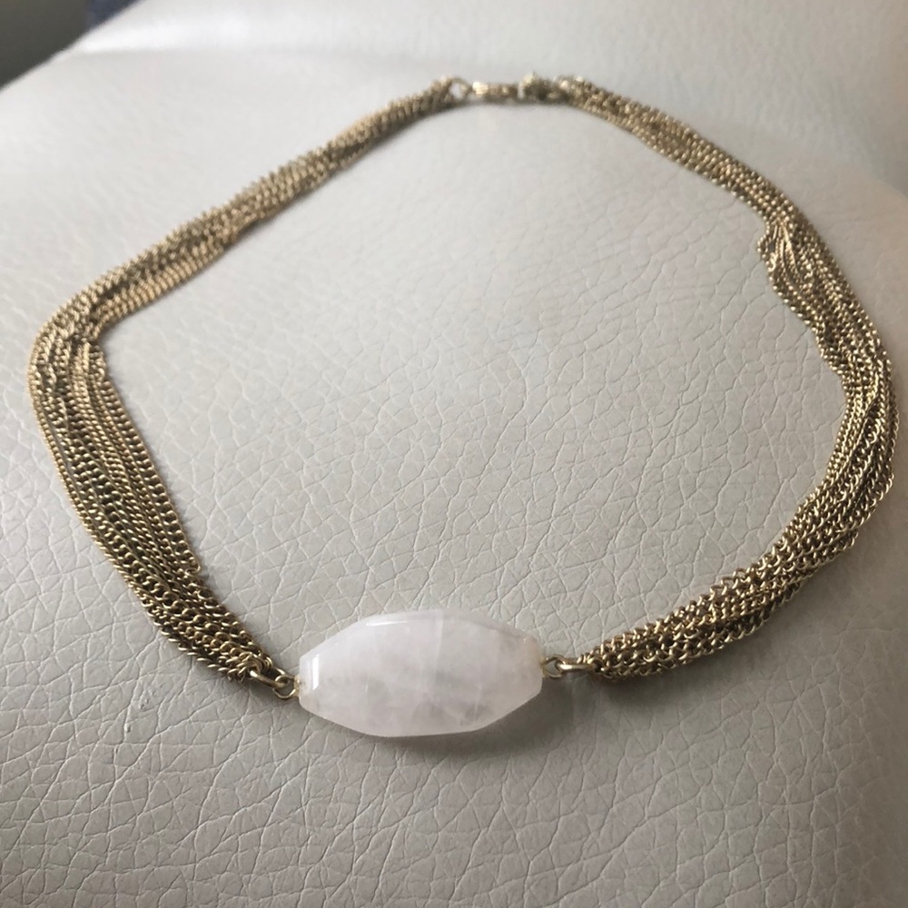 Gold and crystal